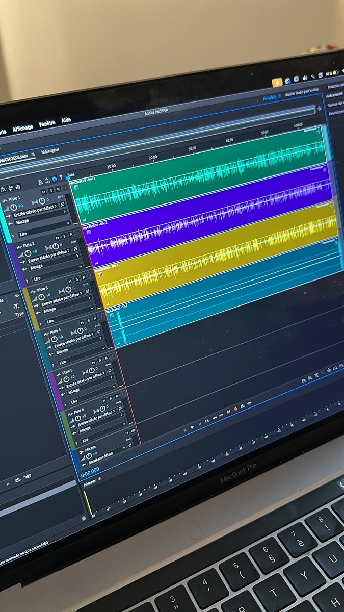 Episode 5 sauvé. Les fichiers sources étaient clean sur la carte. On va pouvoir faire le montage ☺️