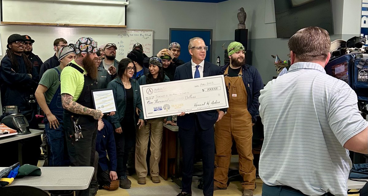 Ankin Law (@ankinlaw) on Twitter photo It's time to honor another award-winning #teacher in #Chicagoland with <a href="/WGNNews/">WGN TV News</a>/<a href="/WGNTV/">WGNTV</a>!
.
Stay tuned to learn more about April's #TeacherOfTheMonth winner from <a href="/LincolnTech/">Lincoln Tech</a> in Melrose Park! It's time to honor another award-winning #teacher in #Chicagoland with <a href="/WGNNews/">WGN TV News</a>/<a href="/WGNTV/">WGNTV</a>!
.
Stay tuned to learn more about April's #TeacherOfTheMonth winner from <a href="/LincolnTech/">Lincoln Tech</a> in Melrose Park!