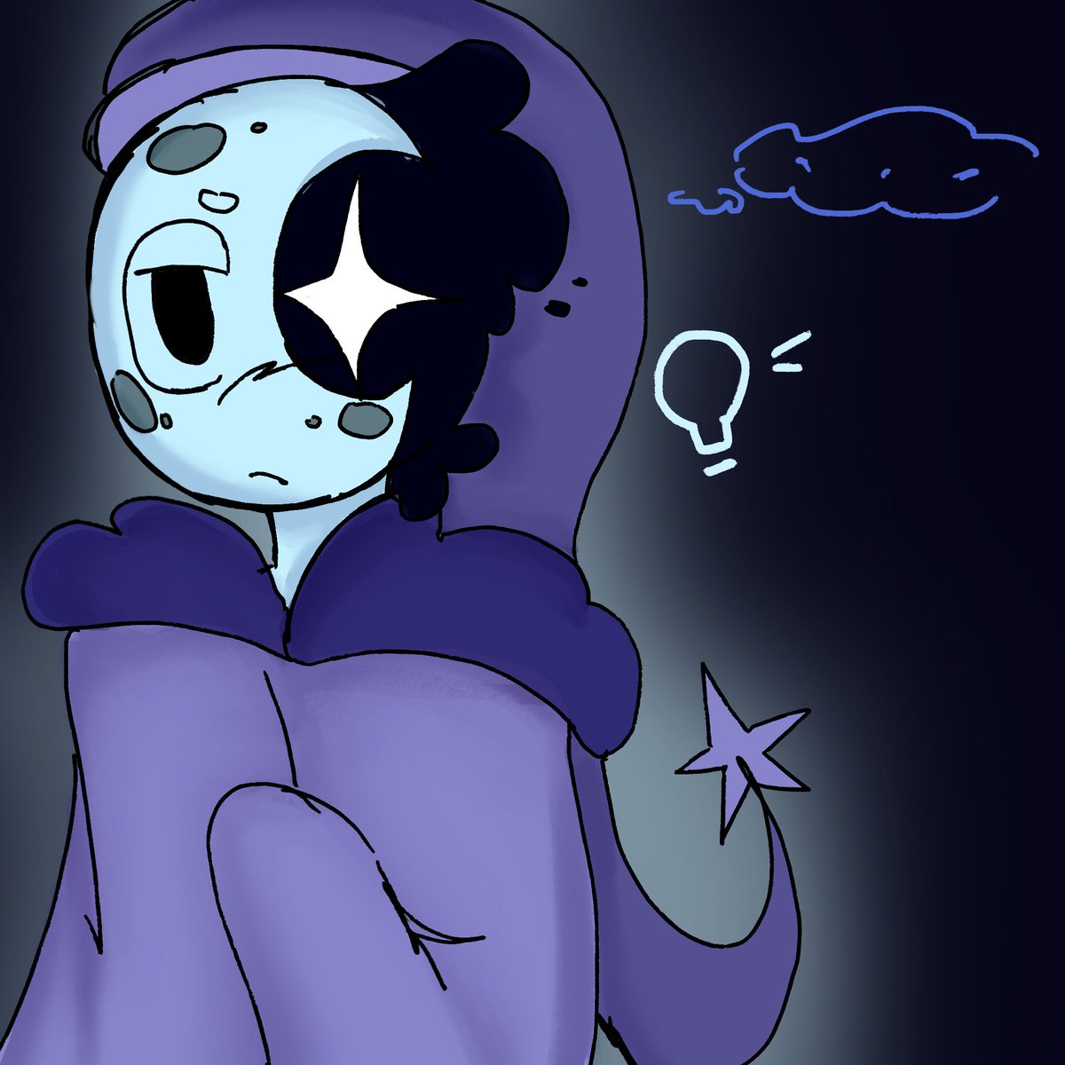 sproutseedlysbf's tweet image. #moonberry #astroxsprout #sproutxastro #dandysworld #dandysworldfanart #dandysworldcomic 
finished my moonberry comic finallt..  based on my headcanon that sprout is scared of the dark!! and guess who glows! :3 clingy scared sprout oughh…  never  touching  thus  again
4/14