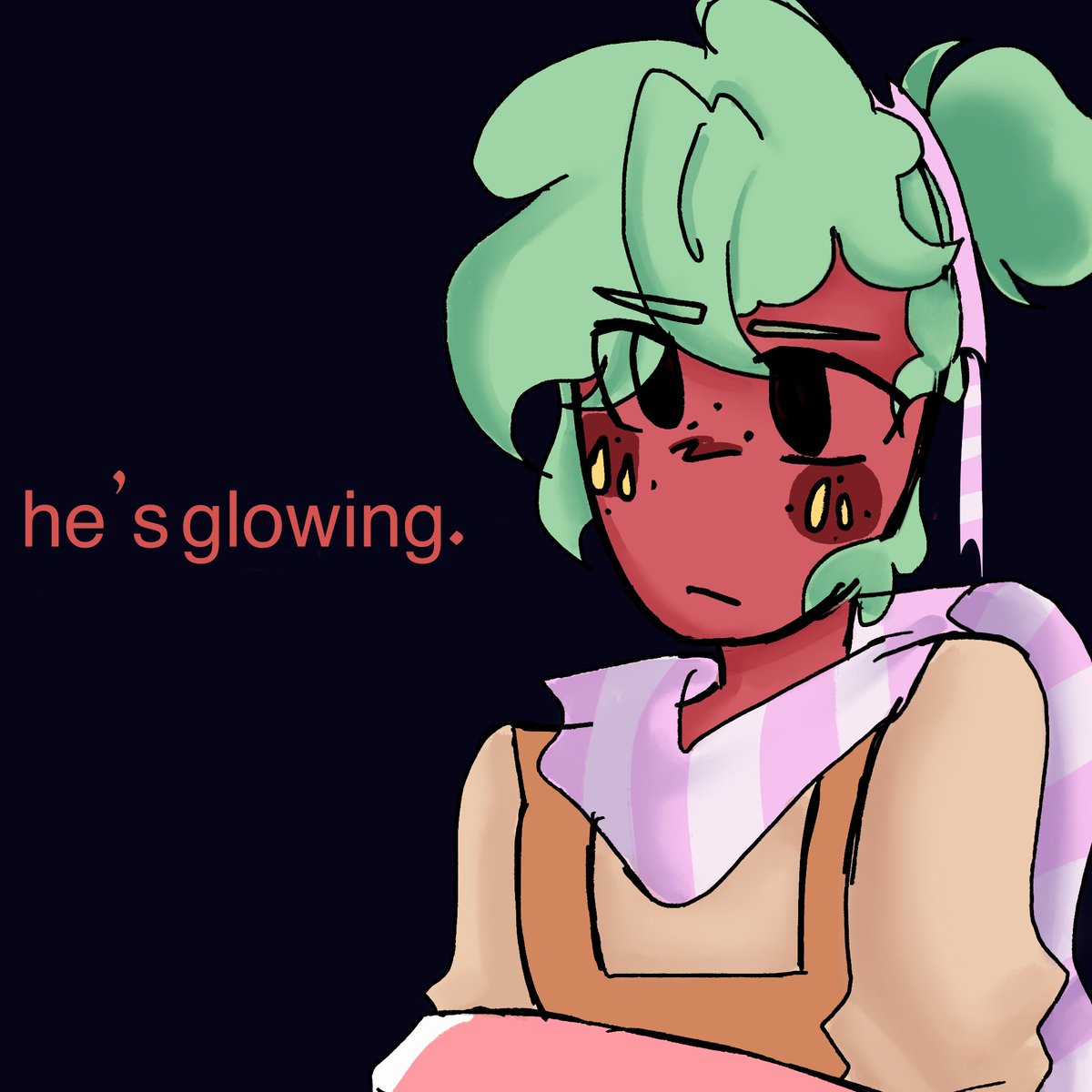 sproutseedlysbf's tweet image. #moonberry #astroxsprout #sproutxastro #dandysworld #dandysworldfanart #dandysworldcomic 
finished my moonberry comic finallt..  based on my headcanon that sprout is scared of the dark!! and guess who glows! :3 clingy scared sprout oughh…  never  touching  thus  again
4/14