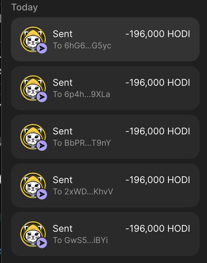Kev the Dev (@kevthecryptodev) on Twitter photo Congrats to all the winners of the GIVEAWAY from 2 weeks ago with <a href="/UnknownnMemes/">Unknown</a>!
You were just airdropped $100 worth of $HODI
<a href="/thebuffyfly/">Call me Joe</a>, @ZaneHolloway69, <a href="/thraia00x_/">Dorothy</a>, <a href="/zebucus24/">Zebucus Mooner ₿</a>, @2iamversatile
I appreciate you continuing to follow me and Unknown! Congrats to all the winners of the GIVEAWAY from 2 weeks ago with <a href="/UnknownnMemes/">Unknown</a>!
You were just airdropped $100 worth of $HODI
<a href="/thebuffyfly/">Call me Joe</a>, @ZaneHolloway69, <a href="/thraia00x_/">Dorothy</a>, <a href="/zebucus24/">Zebucus Mooner ₿</a>, @2iamversatile
I appreciate you continuing to follow me and Unknown!