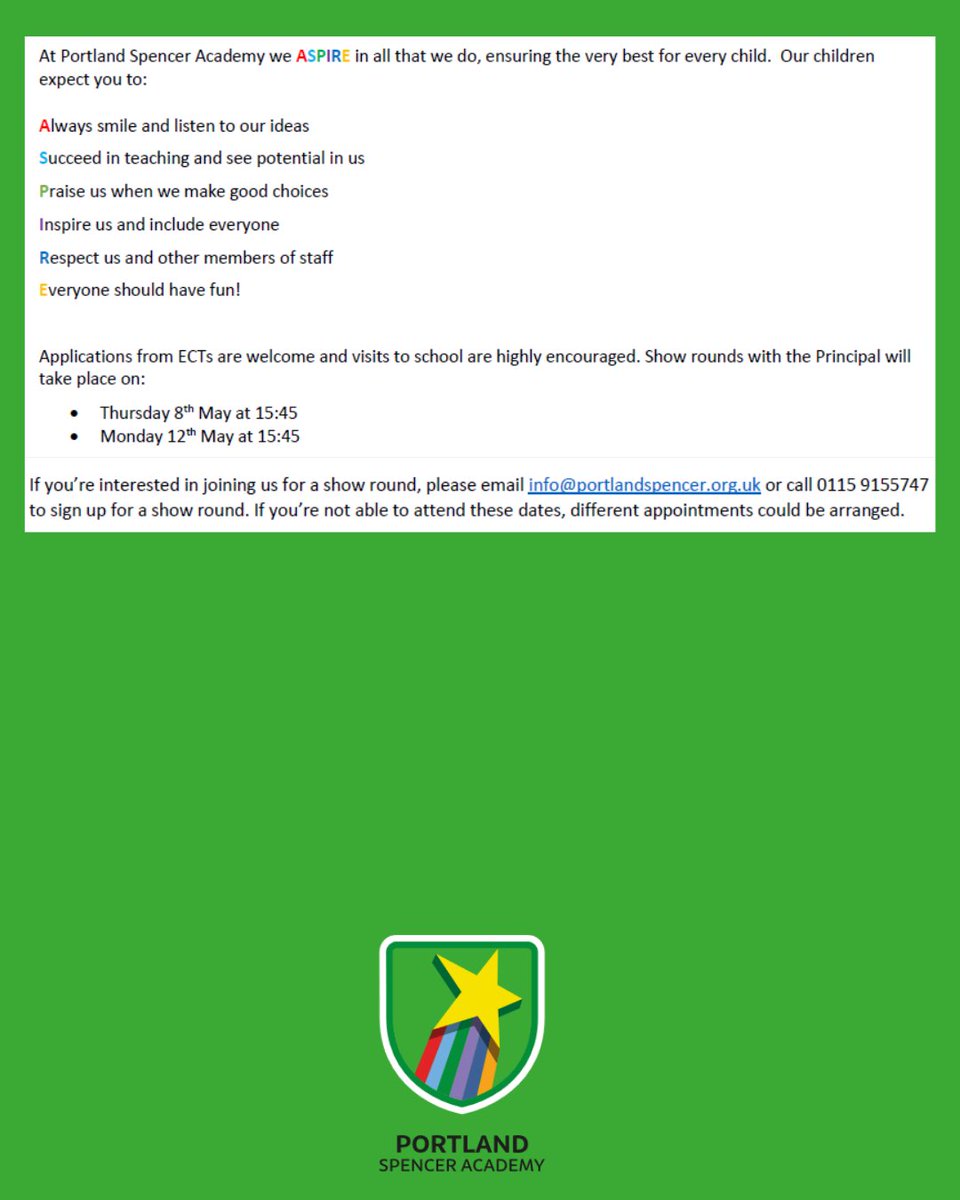 Portland Spencer Academy tweet media