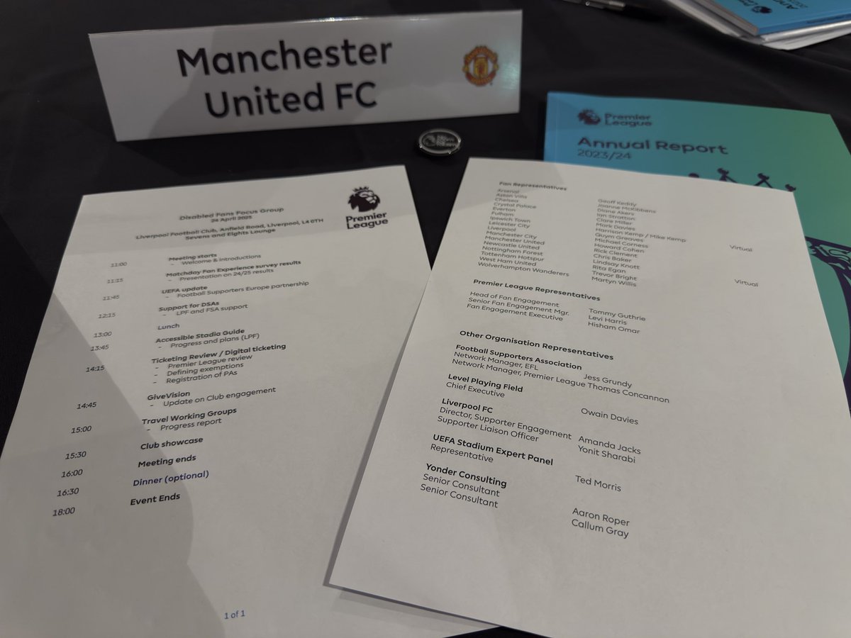 MudsaO's tweet image. Today we attended the Premier League Disability Advisory Board meeting and met DSA’s from all over the country.