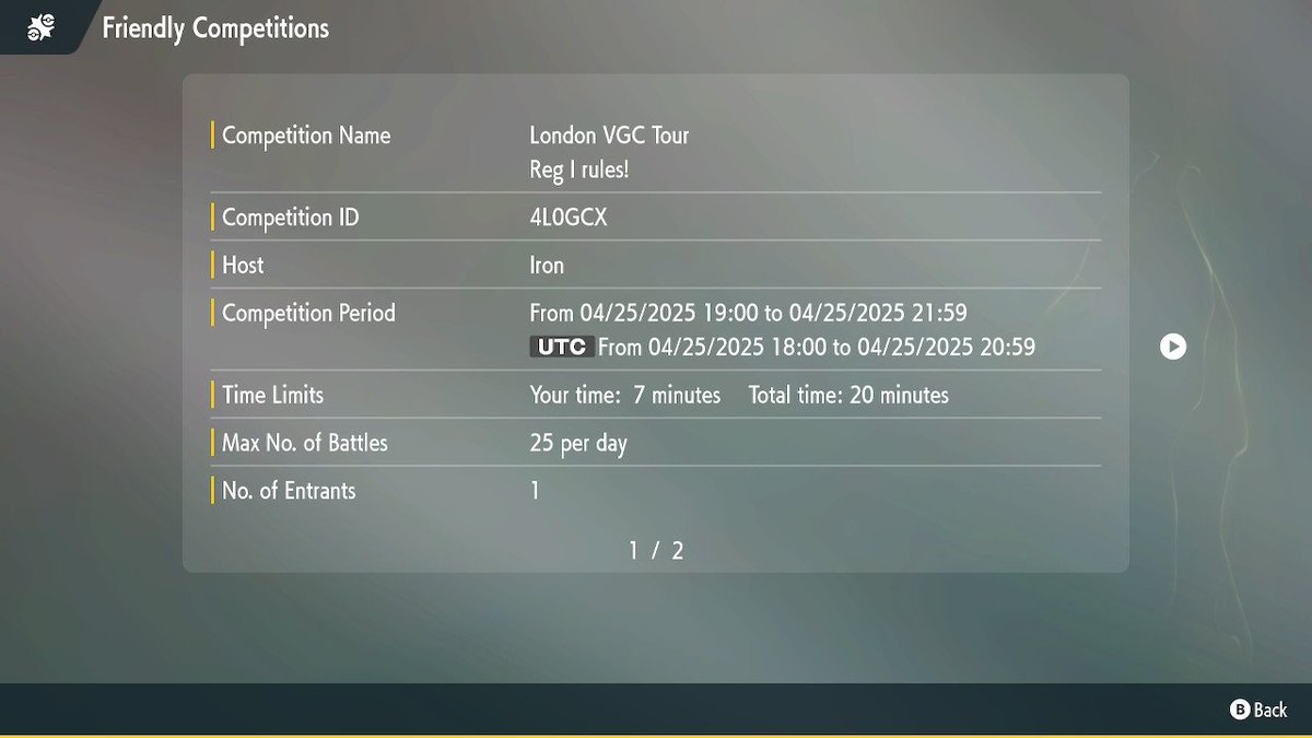 London Corviknights VGC tweet media