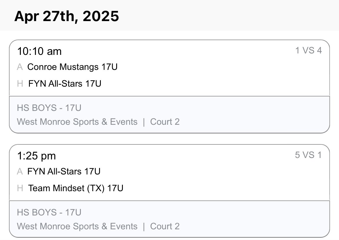 Langston Adams Jr (@langstonadamsjr) on Twitter photo Dear College Coaches, here is my schedule for the Live Period this weekend at Puma <a href="/PRO16League/">PRO16/NXTPRO League</a> Session 5 in Monroe, Louisiana. <a href="/Mal_Mundy/">Mal Mundy</a> <a href="/philtcunningham/">Phil Cunningham</a> <a href="/CoachCajunMoore/">Jeff Moore</a> <a href="/CoachAJWMS/">Coach Alfred โAJโ Williams</a> <a href="/SolomonBozeman/">Coach Solo</a> <a href="/coachrhunter/">Ron Hunter</a> <a href="/bigsloan32/">Marcus Sloan</a> <a href="/DonMWilliamsJr/">DJ Williams</a> <a href="/djones8301/">Doug Jones</a> <a href="/GradyMajors/">Grady Majors</a> Dear College Coaches, here is my schedule for the Live Period this weekend at Puma <a href="/PRO16League/">PRO16/NXTPRO League</a> Session 5 in Monroe, Louisiana. <a href="/Mal_Mundy/">Mal Mundy</a> <a href="/philtcunningham/">Phil Cunningham</a> <a href="/CoachCajunMoore/">Jeff Moore</a> <a href="/CoachAJWMS/">Coach Alfred โAJโ Williams</a> <a href="/SolomonBozeman/">Coach Solo</a> <a href="/coachrhunter/">Ron Hunter</a> <a href="/bigsloan32/">Marcus Sloan</a> <a href="/DonMWilliamsJr/">DJ Williams</a> <a href="/djones8301/">Doug Jones</a> <a href="/GradyMajors/">Grady Majors</a>