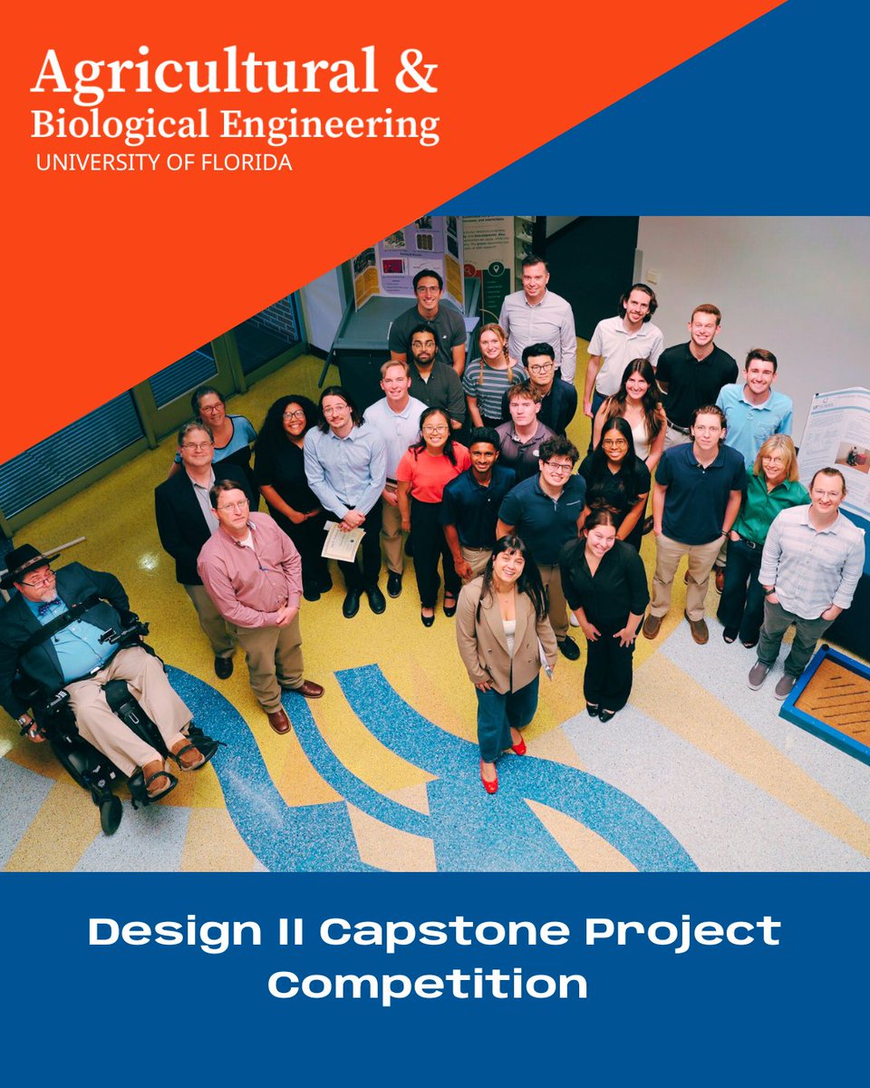 UF_ABE's tweet image. The Design II course, led by Ziynet Boz, Ph.D., is an opportunity for Biological Engineering students to apply their theories and research. The FertiGators were awarded the Joe E. Collins II Excellence in Engineering Design Award- a certificate and prize of $250 per team member.