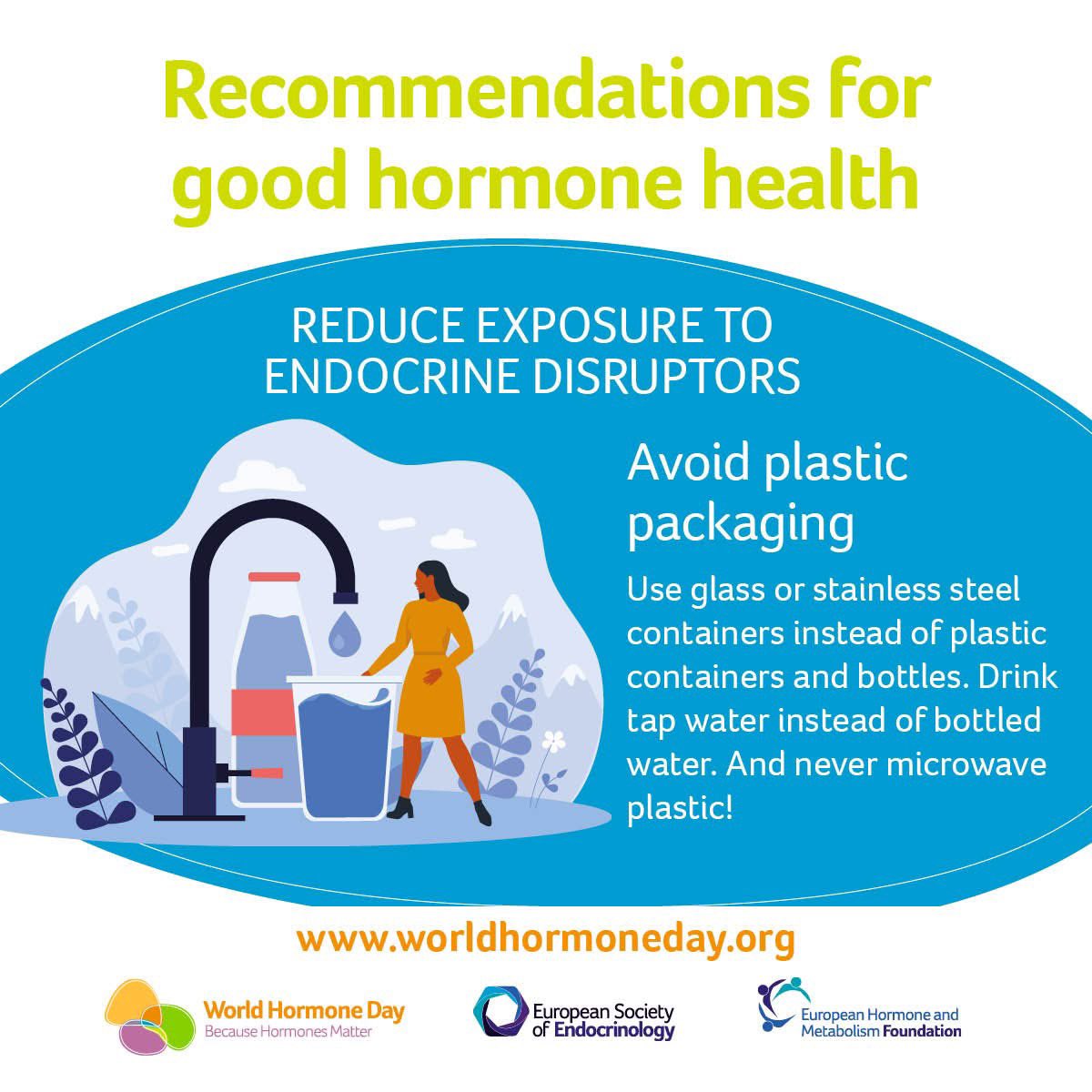 britishthyroid's tweet image. Endocrine-disrupting chemicals are found in everyday items like clothing, plastics, cookware and cosmetics 

@ESEndocrinology has some great tips for reducing our risks from these harmful chemicals.

#WorldHormoneDay #BecauseHormonesMatter