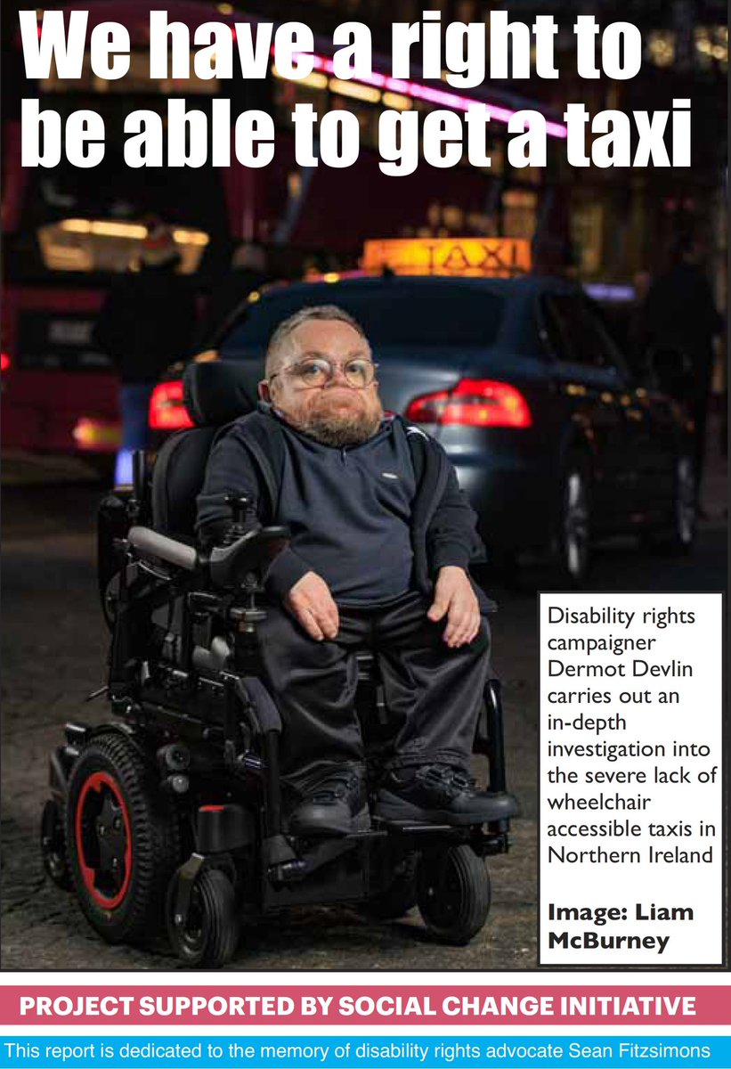My Way Access (@mywayaccess) on Twitter photo As part of my <a href="/SCI_Belfast/">Social Change Initiative</a> Fellowship, I worked with <a href="/BrianPelan/">Brian Pelan</a> (<a href="/VIEWdigital/">VIEWdigital</a>) to expose the impact of NIās lack of wheelchair accessible taxis.
Join us at <a href="/QUBelfast/">Queen's University Belfast š</a> for the report launch:
eventbrite.ie/e/investigatioā¦
In memory of Sean Fitzsimons.
#DisabilityRights As part of my <a href="/SCI_Belfast/">Social Change Initiative</a> Fellowship, I worked with <a href="/BrianPelan/">Brian Pelan</a> (<a href="/VIEWdigital/">VIEWdigital</a>) to expose the impact of NIās lack of wheelchair accessible taxis.
Join us at <a href="/QUBelfast/">Queen's University Belfast š</a> for the report launch:
eventbrite.ie/e/investigatioā¦
In memory of Sean Fitzsimons.
#DisabilityRights