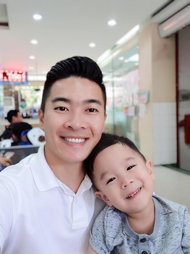 Twinning in smiles and chaos. He got the charm from me.❤️😊