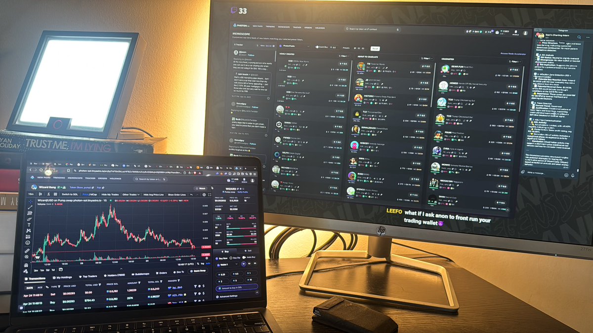 On stream with <a href="/danielesesta/">Daniele 🟧 ( Meme Quant )</a> as he shows the future of DefAI <a href="/HeyAnonai/">Hey Anon</a> and I’m tempted to add even more to my obnoxiously large $ANON bags 🙈