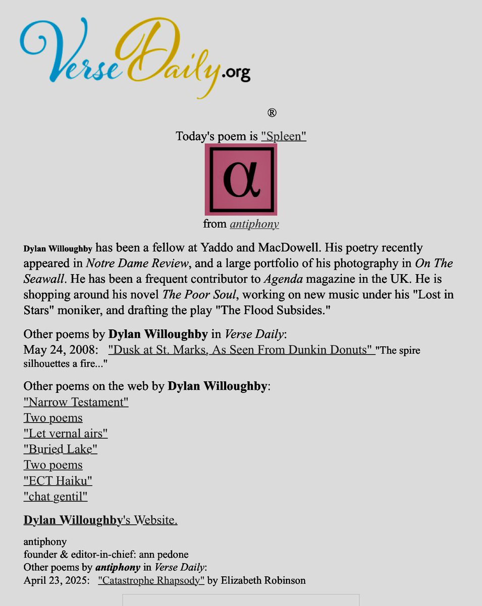 TheParisSpleen's tweet photo. Thank you @aliner for your support of this poem! #versedaily @Ann_Pedone https://t.co/rsGMS4EJ4C