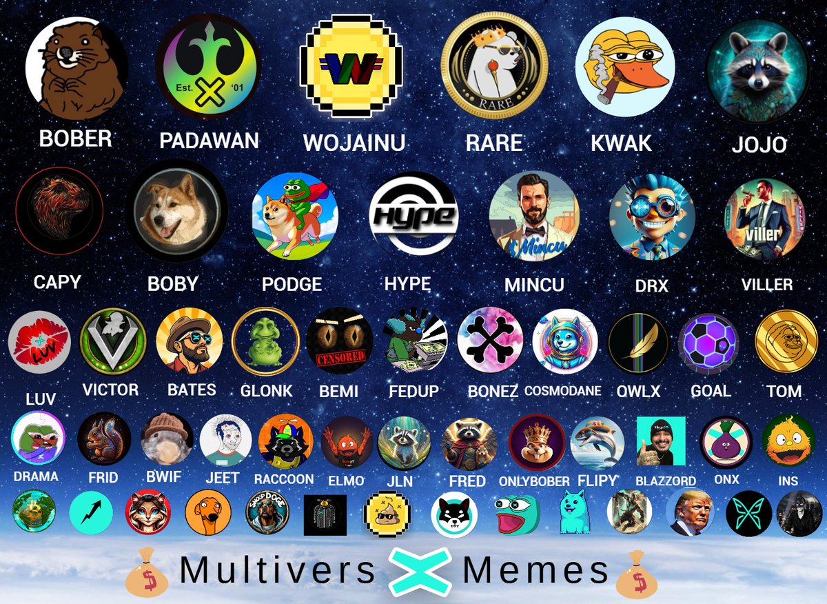 🔥 Some are #memecoins, some are not, but all are building something 🛠️
This is liquidity on #MultiversX 💧 backed by real communities 🤝

🚀 Liquidity Titans
🦫 $BOBER <a href="/BoberCTO/">BOBER</a> - $150k
❎ $PADAWAN <a href="/X_Padawan_/">xPadawan</a> - $61k 
🤑 $WOJAINU <a href="/Woja_inu/">WojaX</a> - $51k
🐻 $RARE <a href="/SuperRare_Bears/">SuperRareBears $RARE #MultiversX #Solana #Sui</a> - $20k