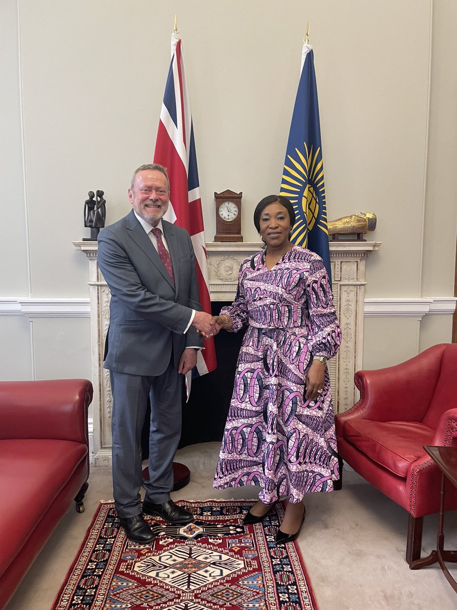 The UK looks forward to working with Shirley Botchwey in her role as Commonwealth Secretary General <a href="/SGCommonwealth/">Shirley Botchwey</a>. 

We had a great discussion this week on revitalising the <a href="/commonwealthsec/">The Commonwealth</a> and close collaboration on shared priorities like trade and investment.