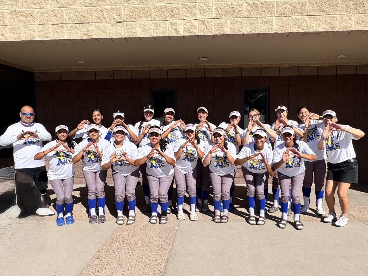 Game 1 vs El Paso High ✅ 
W15-0
WP: <a href="/ZoeOHara1511/">Zoe O'Hara</a> 7ks 5IP
<a href="/Giselle_Alcala7/">Giselle Alcala</a> 3-4 HR 3rbis
<a href="/ZoeOHara1511/">Zoe O'Hara</a> 3-5 3B, 2-2B 5rbis
<a href="/MileyRod2601/">Miley Rodriguez</a> 2-3 2b 3rbis
M. Heredia 2-4 rbi
<a href="/isabelle_CO2026/">Isabelle Garcia</a> 2-4 rbi
<a href="/leaguevara44/">Lea Guevara</a> 2-4 rbi
#AsUP <a href="/Americas_HS/">Nancy Torres</a> <a href="/Coach_NoeRobles/">Noe Robles</a> <a href="/jWood_AHS/">Joi Woodard</a> <a href="/frontz_eric/">COACH ERIC FRONTZ</a>