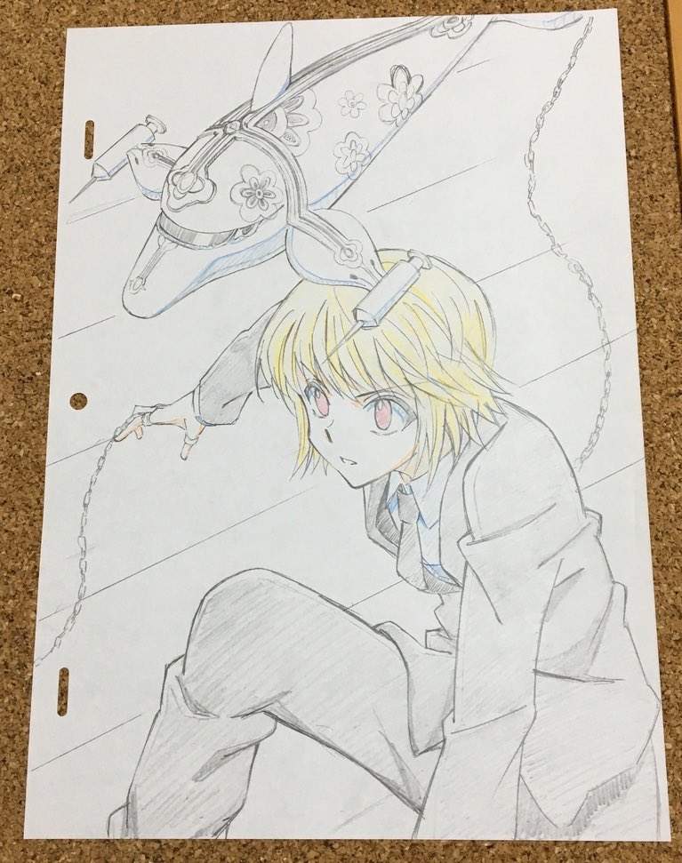 black whale kurapika drawn by the hxh animators omg