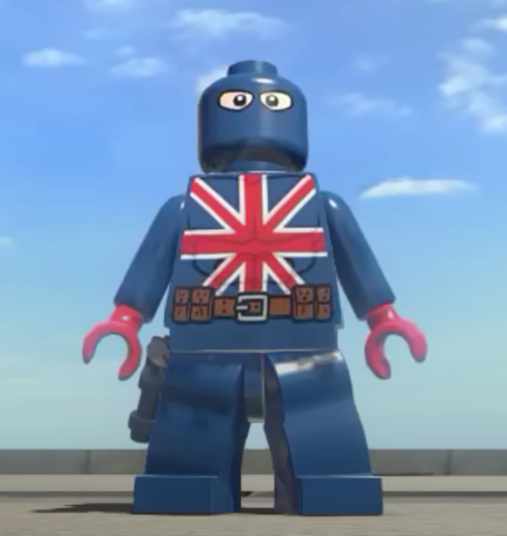 The LEGO Character of the day is Union Jack from LEGO Marvel Super Heroes