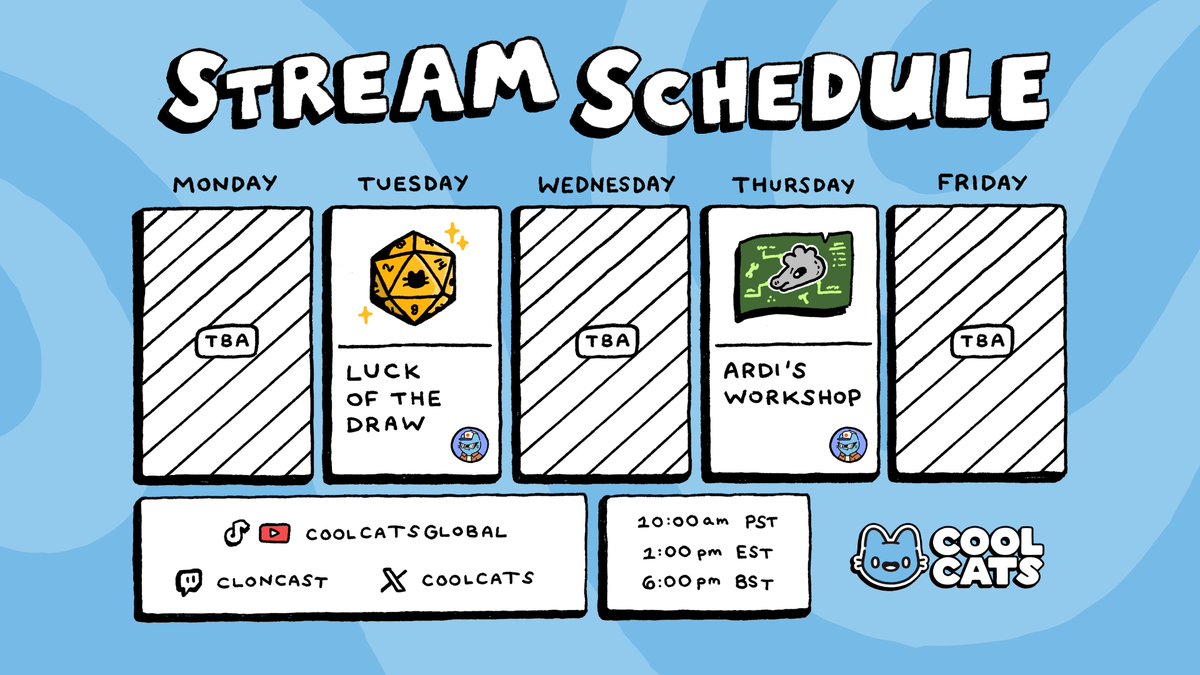 Now that I’ve remembered how to draw, I think it’s time we fire up the stream machine again! 

Links are below 👇