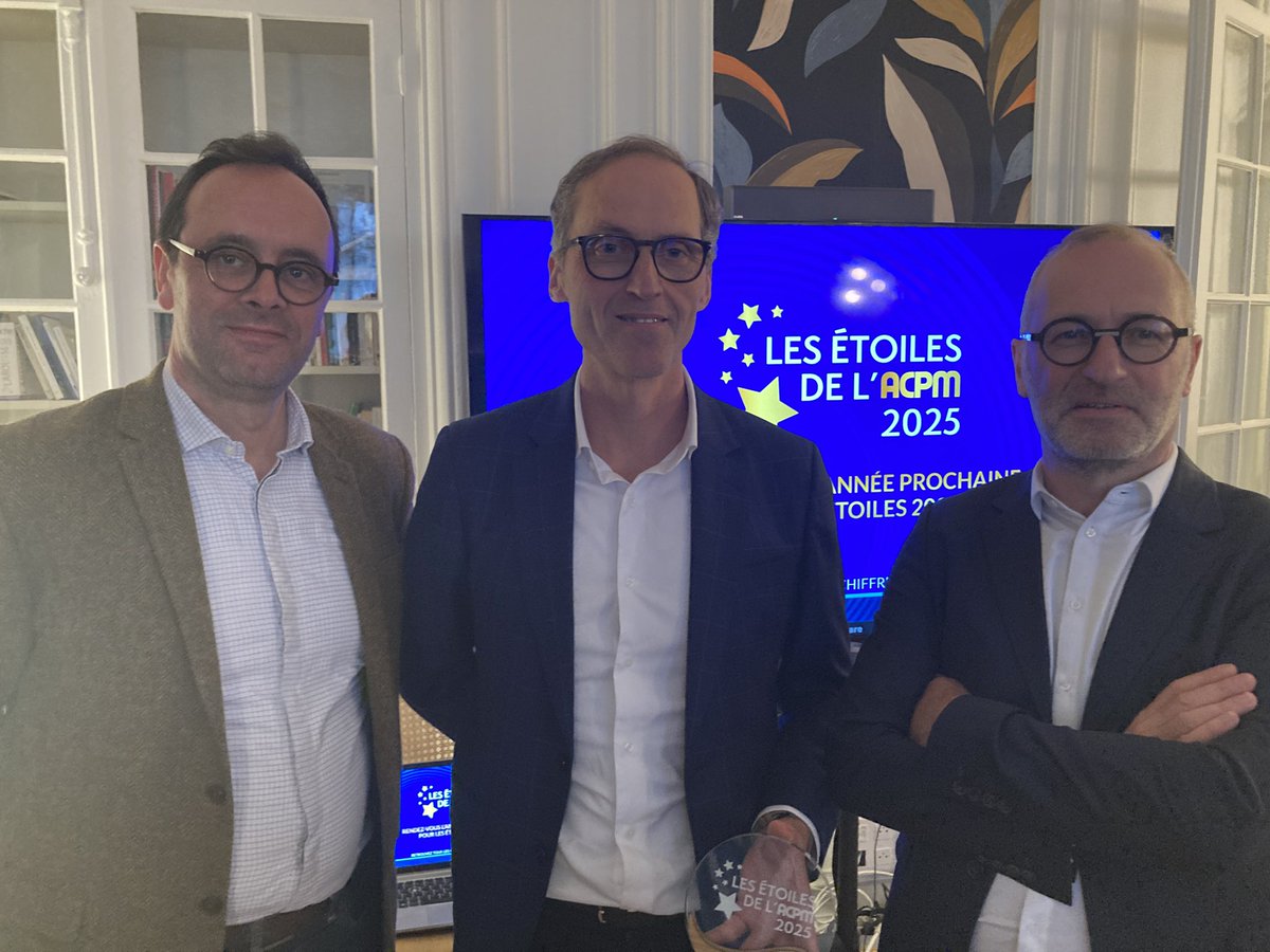 Avec 605000 lecteurs quotidiens, <a href="/LeTelegramme/">Le Télégramme</a> décroche une Étoile <a href="/ACPMFrance/">ACPM</a> de la plus forte progression du nombre de lecteurs au numéro. Pour la première fois Le Télégramme est leader en nombre de lecteurs print et PDF sur sa zone diffusion. Bravo à toutes nos équipes !