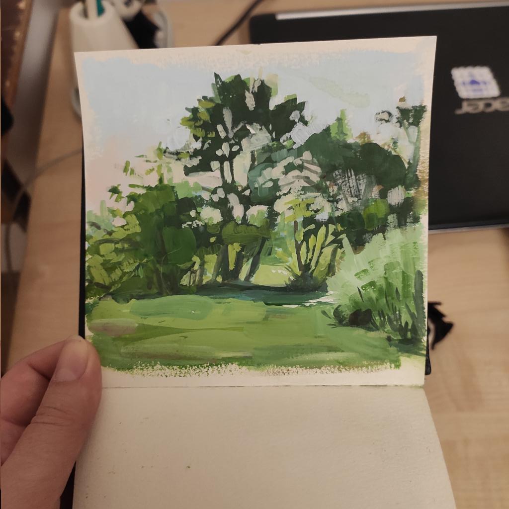 Принесу и сюда свою гуашку