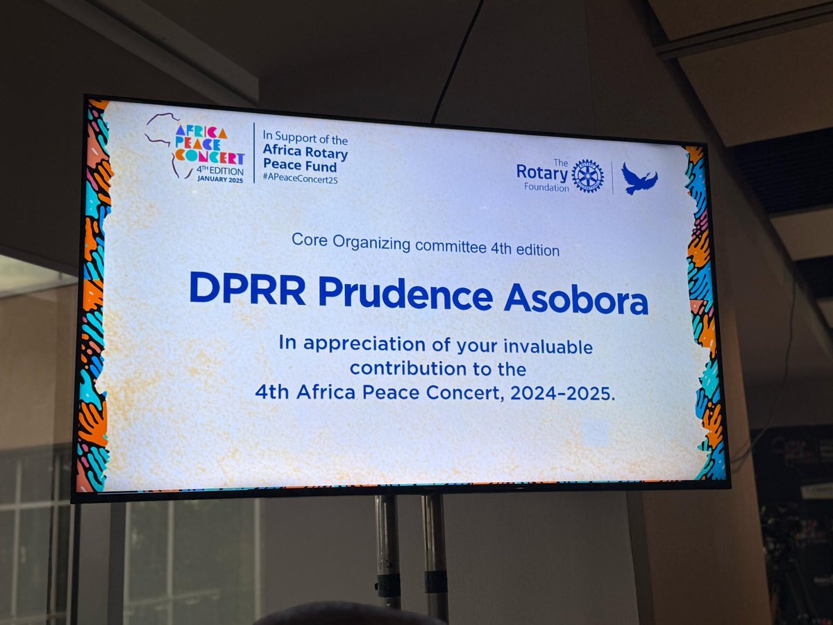 PDRR Prudence Asobola (@princessprude) on Twitter photo I was honored to be part of the organizing committee for the <a href="/apeaceconcert/">Africa Peace Concert</a>, a significant event that aims to raise funds for the Makerere Peace Center and support its mission to promote peace and understanding. I was honored to be part of the organizing committee for the <a href="/apeaceconcert/">Africa Peace Concert</a>, a significant event that aims to raise funds for the Makerere Peace Center and support its mission to promote peace and understanding.