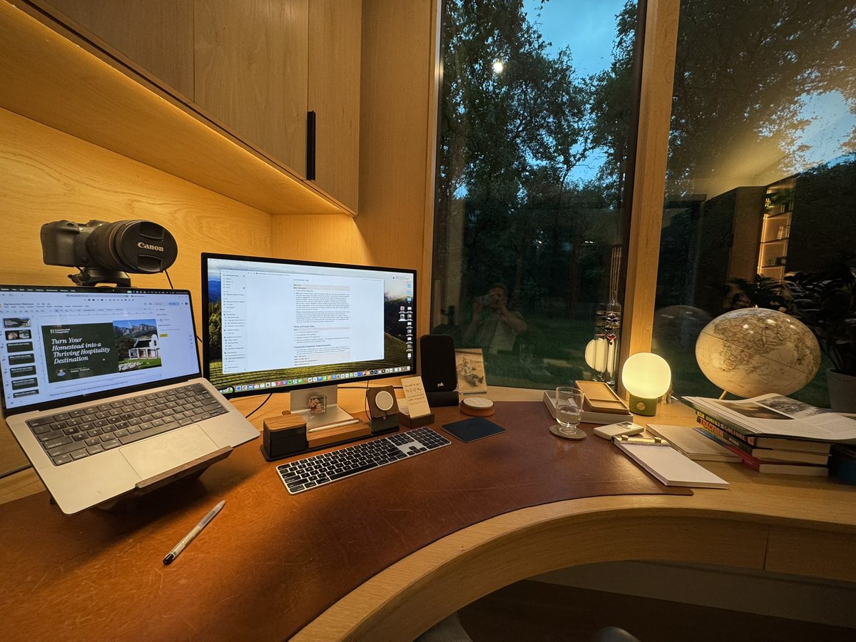 Cozy, rainy day here at the nook!

Over 2,000 tickets sold for our 1st ever homesteading conference tomorrow &amp; sat here on our farm. 

Wrapping up prep for my presentation on how to create one of a kind farm stays and experiences. Tons of nuggets I’ve never shared yet. 

This is