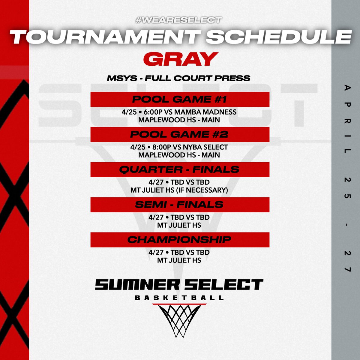 2032 GRAY we are #select <a href="/MSYouthSports/">Mid State Youth Sports</a> FULL COURT PRESS