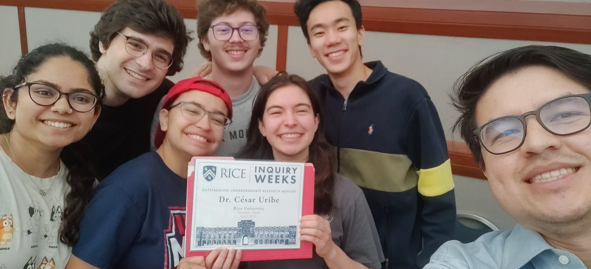 Honored to receive the 2025 Outstanding Undergraduate Research Mentor Award 💪🏻🤩.  Grateful to work with such inspiring students 🟩 Mentorship is a two-way street and a true joy. Thank y'all for the journey so far! <a href="/RiceECE/">Rice Electrical & Computer Engineering</a> <a href="/RiceEngineering/">Rice Engineering and Computing</a> <a href="/RiceUniversity/">Rice University</a> <a href="/ricekenkennedy/">The Ken Kennedy Institute</a>