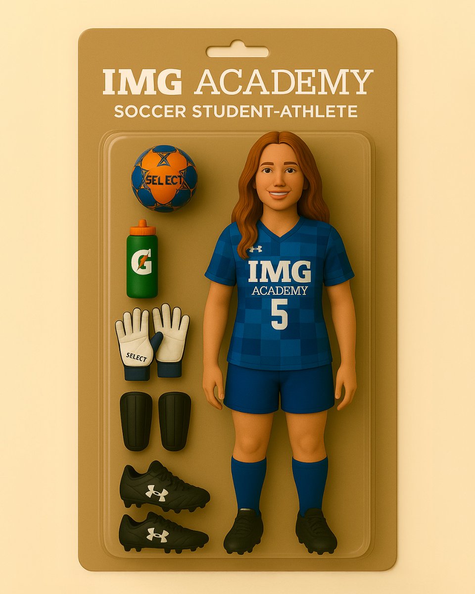 The IMG Academy soccer action figures are cool, but AI can’t replicate the energy we bring🙌⚽️💥