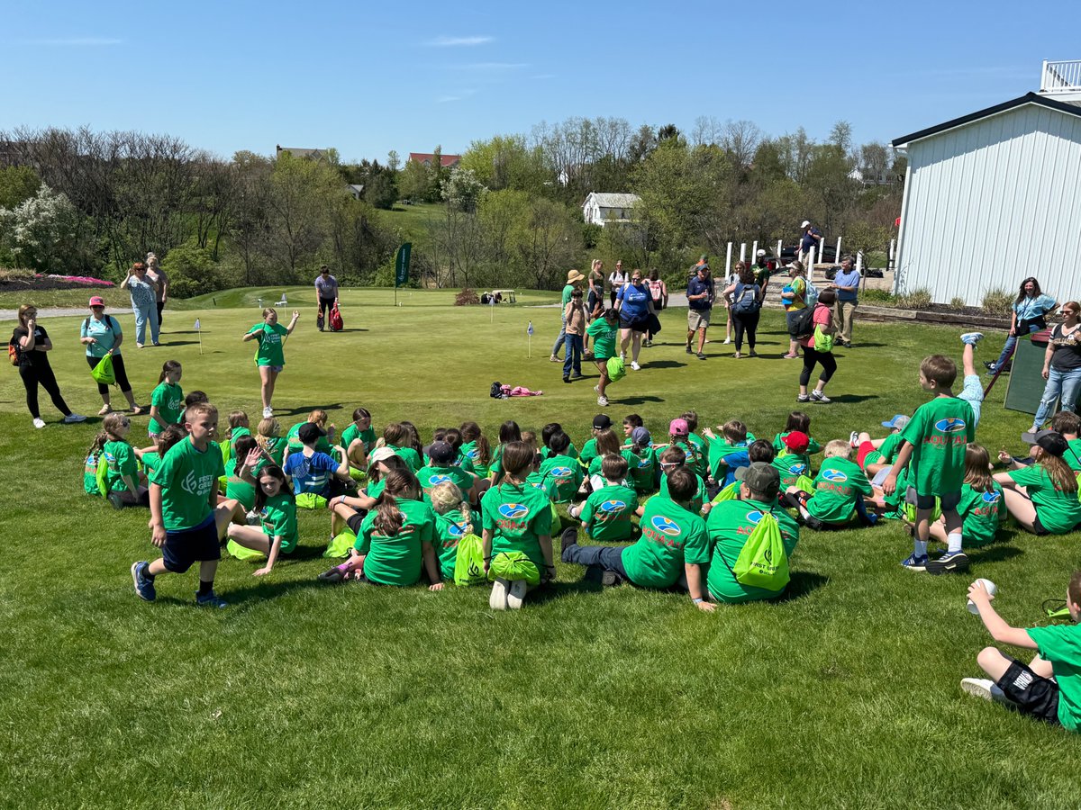 AQUA-AID Solutions (@solutions4turf) on Twitter photo Earlier this week, some of our team had the opportunity to volunteer at a <a href="/TheFirstGreen/">First Green</a> field trip for more than 100 enthusiastic 4th graders.
At our station, students learned what goes into designing the perfect golf hole—including the features that benefit both wildlife and Earlier this week, some of our team had the opportunity to volunteer at a <a href="/TheFirstGreen/">First Green</a> field trip for more than 100 enthusiastic 4th graders.
At our station, students learned what goes into designing the perfect golf hole—including the features that benefit both wildlife and