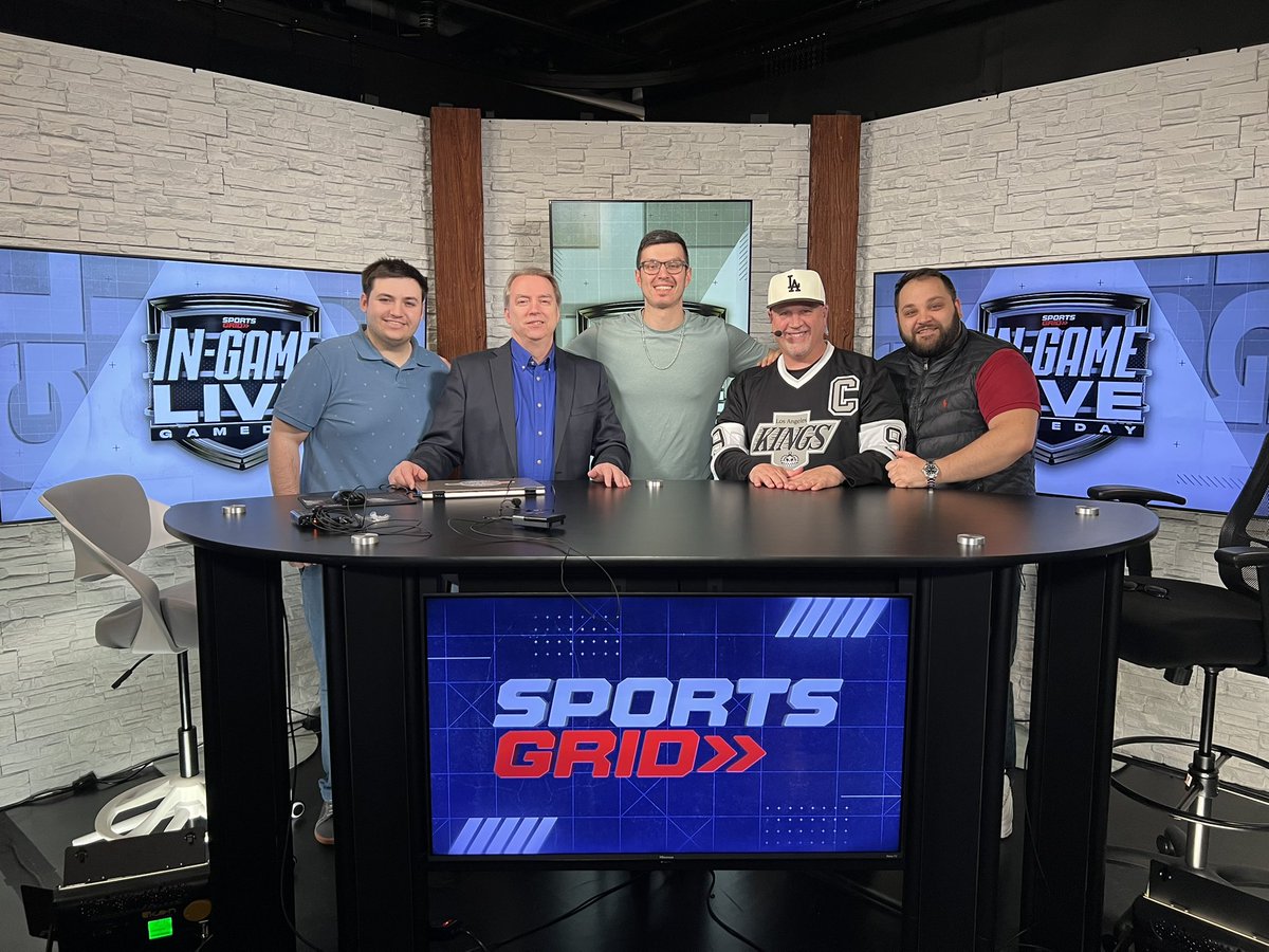 Picture time from New Jersey:

Big shout out to the IGL crew for making the in studio show a smooth In Game Live! AJ, Scott, Pat &amp; Vin

The draft guys got it covered for the rest of the week so we will see you back in Vegas next week on the Grid.

Will be watching 🏒⚾️🏀!!