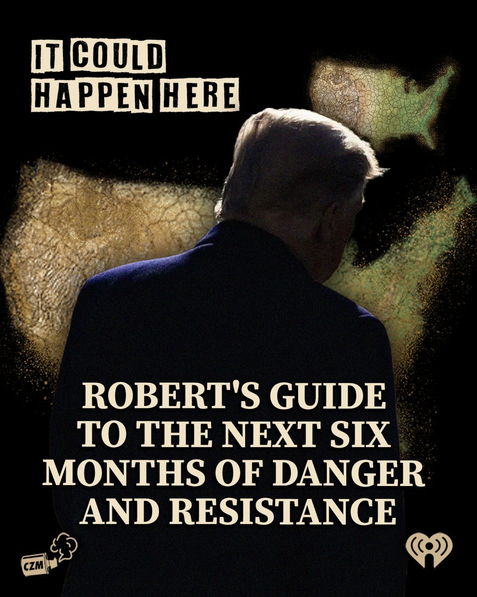 coolzonemedia (@coolzonemedia) on Twitter photo New <a href="/HappenHerePod/">It Could Happen Here</a>
<a href="/IwriteOK/">Robert Evans (The Only Robert Evans)</a> walks through several of the likeliest scenarios for what we're going to see over the next six months to a year, from domestic unrest and fascism's next power grab to the age of weird terrorism.
iheart.com/podcast/105-it… New <a href="/HappenHerePod/">It Could Happen Here</a>
<a href="/IwriteOK/">Robert Evans (The Only Robert Evans)</a> walks through several of the likeliest scenarios for what we're going to see over the next six months to a year, from domestic unrest and fascism's next power grab to the age of weird terrorism.
iheart.com/podcast/105-it…