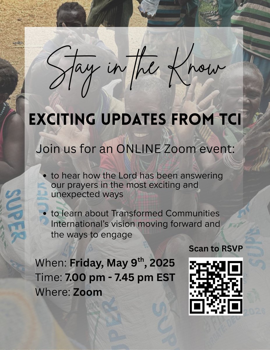 Curious or excited about what we’ve been up to at TCI and what’s next on the horizon? Join us online for a special evening to connect, reflect, dream and celebrate the journey so far.(docs.google.com/forms/d/e/1FAI…) 
 
#NonprofitEvent #ZoomWithUs #ImpactTogether #TCIFirstEvent