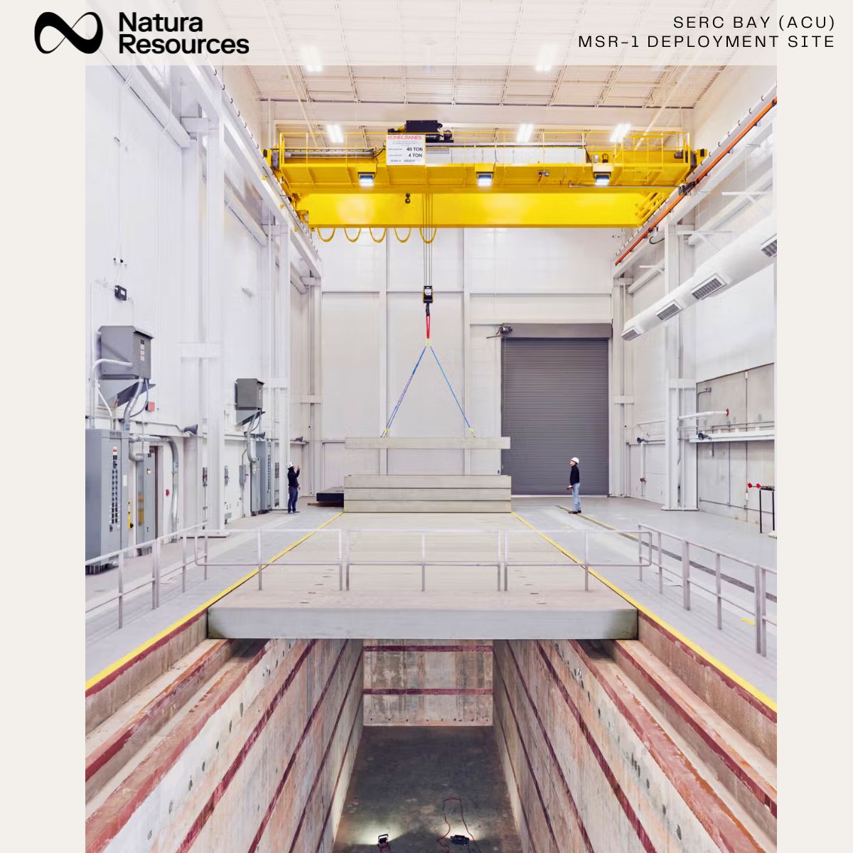 The SERC bay at the 28,000-square-foot Science and Engineering Research Center (SERC) at Abilene Christian University (ACU) will be the deployment site for the MSR-1, the first molten salt reactor (MSR) system by Natura Resources.

naturaresources.com/natura-resourc…

#nuclearresearch