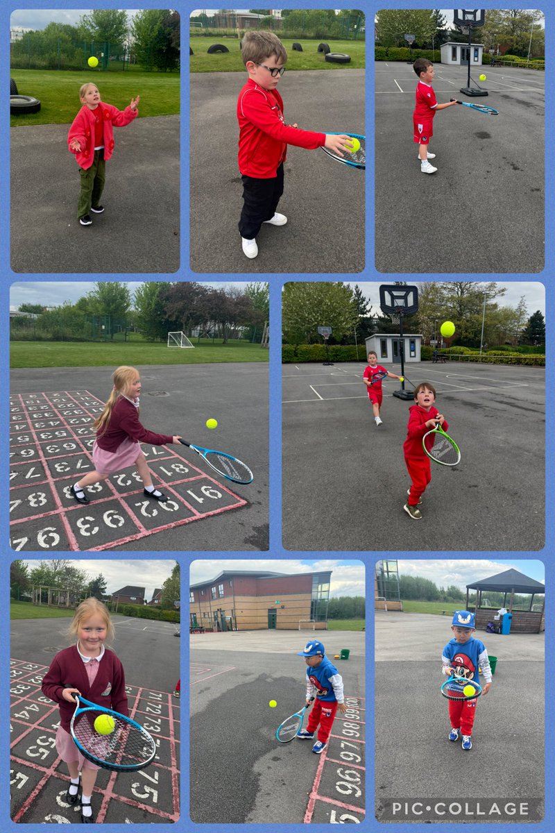 Yesterday in Tennis club we learnt lots of new skills we learnt with the Tennis coach! The children were amazing at 2 shots we learnt this week! The ‘Volley’ and ‘Forehand’ 🎾🎾