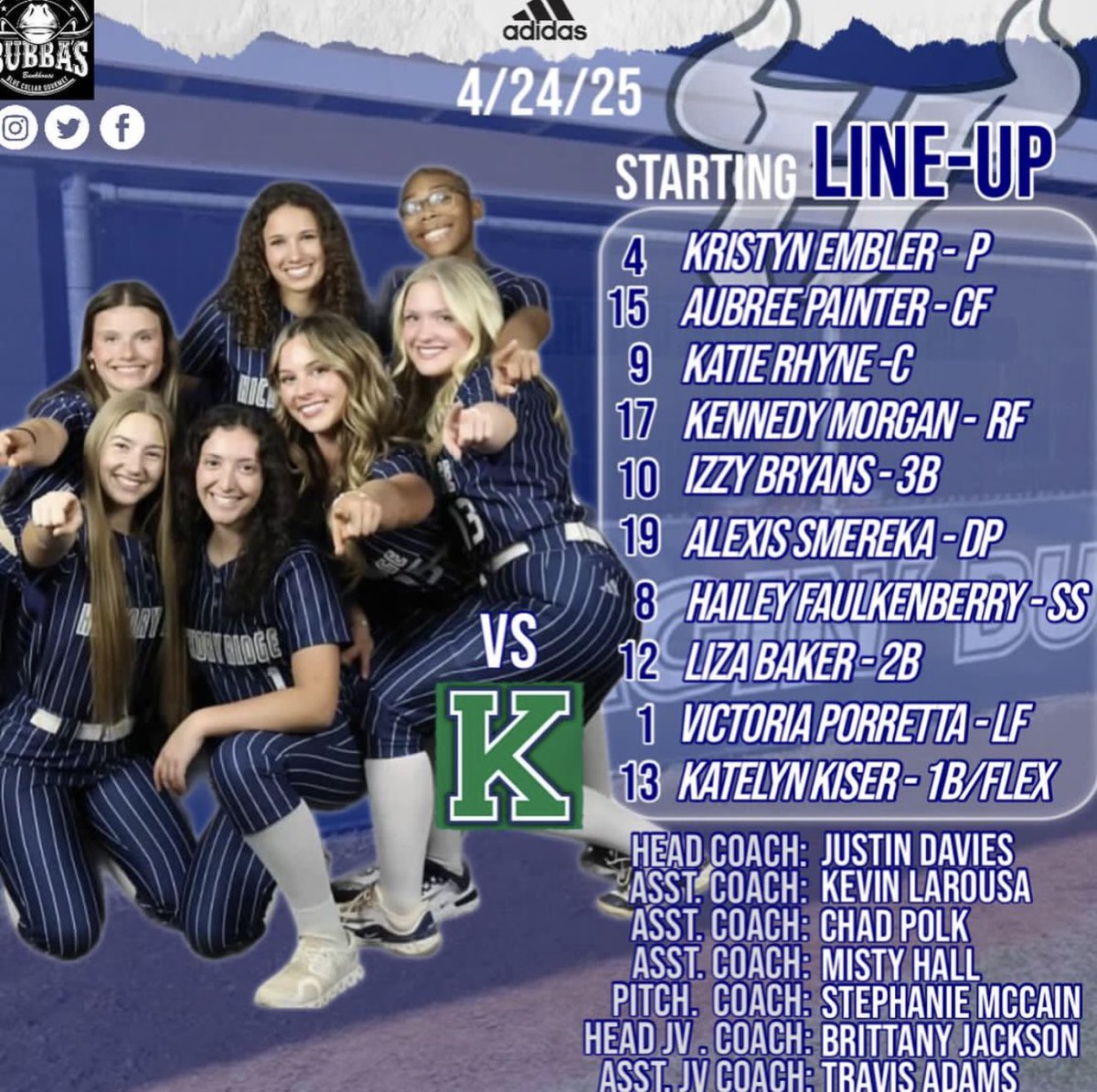 HRHSVarsitySoftball (@hrbullssoftball) on Twitter photo 🚨GAME DAY🚨
Ragin Bulls are at Home for a <a href="/Gm4Sports/">Greater Metro 4 Conference</a> match up!
🆚 AL Brown HS
⏰ 4pm(moved up from 6pm)
📍 Hickory Ridge HS
📊 Game Changer
🤘🏽 HORNS UP
<a href="/hrhsbulls/">Hickory Ridge Ragin’ Bulls 🤘🏻</a> <a href="/MaxPreps/">MaxPreps</a> <a href="/HighSchoolOT/">HighSchoolOT</a> 🚨GAME DAY🚨
Ragin Bulls are at Home for a <a href="/Gm4Sports/">Greater Metro 4 Conference</a> match up!
🆚 AL Brown HS
⏰ 4pm(moved up from 6pm)
📍 Hickory Ridge HS
📊 Game Changer
🤘🏽 HORNS UP
<a href="/hrhsbulls/">Hickory Ridge Ragin’ Bulls 🤘🏻</a> <a href="/MaxPreps/">MaxPreps</a> <a href="/HighSchoolOT/">HighSchoolOT</a>