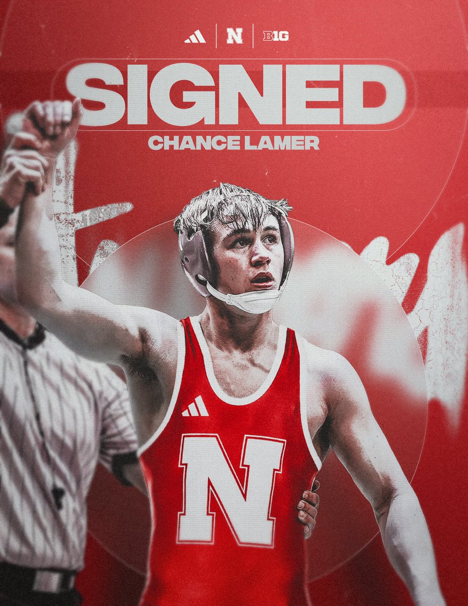 Nebraska Wrestling (@huskerwrestling) on Twitter photo Welcome to the 402, <a href="/ChanceLamer/">Chance Lamer</a>!
The 3X NCAA qualifier is officially a Husker ✍️
📄 go.unl.edu/y9hn Welcome to the 402, <a href="/ChanceLamer/">Chance Lamer</a>!
The 3X NCAA qualifier is officially a Husker ✍️
📄 go.unl.edu/y9hn