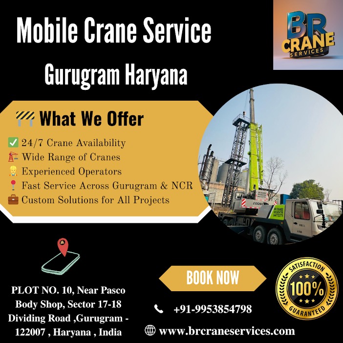 brcrane1's tweet photo. Mobile Crane Services in Gurugram Haryana 
#cranerental #craneserviceprovider #craneonhire #Mobilecrane
#hydracrane https://t.co/BiA1yehp3E
