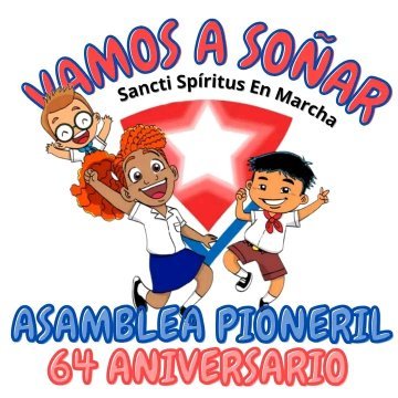 Isys2023's tweet photo. De fiesta los pioneros en #SanctiSpíritusEnMarcha en su Asamblea Pioneril 64 Aniversario. 
#EPV
@DeivyPrezMartn1
@DiazCanelB https://t.co/U3nVuyXe3r