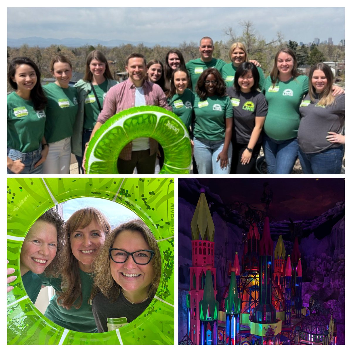 Had an excellent LIME Time at the University of Denver with David Furjanic! Learned a lot about academic jobs and enjoyed the gorgeous mountain views! Then, we had fun at Meow Wolf and dinner. Love this group of LIMErs all focused on #math!