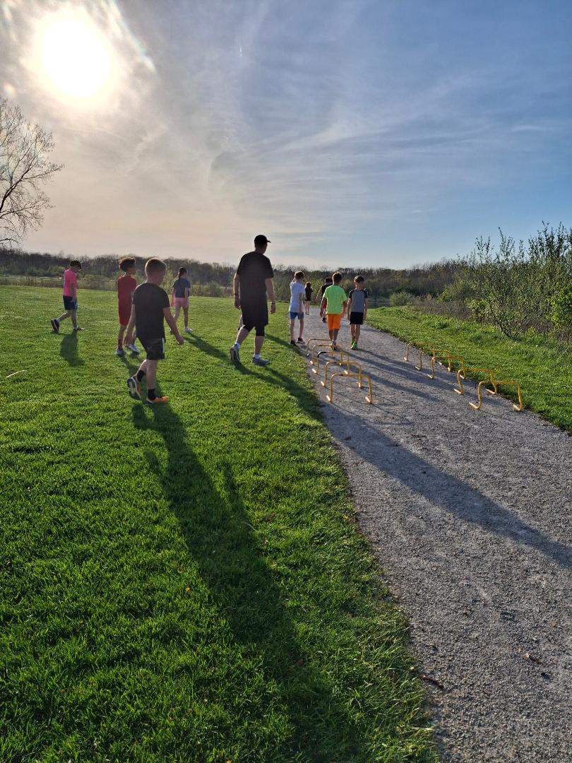 Great day for mini-hurdles!