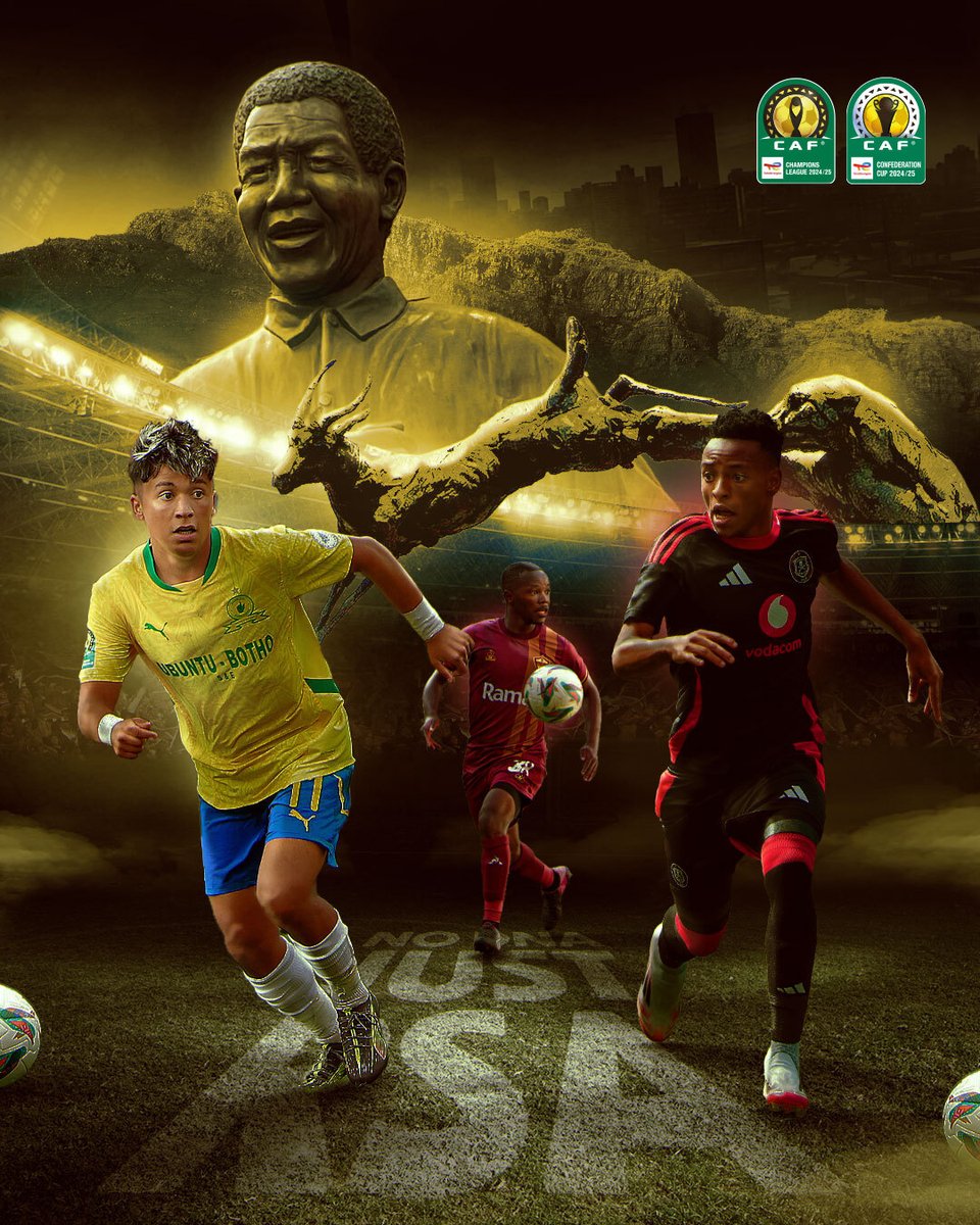 CAFCLCC's tweet photo. Hulle Weet Nie Wat Ons Weet Nie! 🍇🇿🇦

Three South African sides are present in the Interclub competitions' semi-finals. 👏

#TotalEnergiesCAFCL | #TotalEnergiesCAFCC https://t.co/9BoG5ThNk3