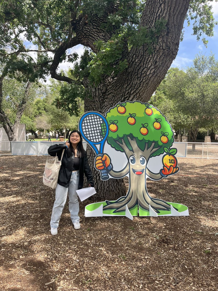 KaiADizon's tweet photo. In Ojai with @Chloe_Agas for @DBSports to cover No. 4 seed #UCLA women’s tennis’ run at its first Big Ten tournament. 

No. 8 seed Maryland makes it close, but No. 1 seed Michigan advances to the semis 4-3. 

UCLA and No. 5 seed Wisconsin on deck. https://t.co/Y8FsAQzTzo