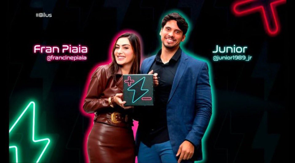 vaidesmaiar's tweet photo. Francine Piaia, Ex-BBB9, e Junior estão confirmados no  #PowerCoupleBrasil https://t.co/klKDHhUE1P