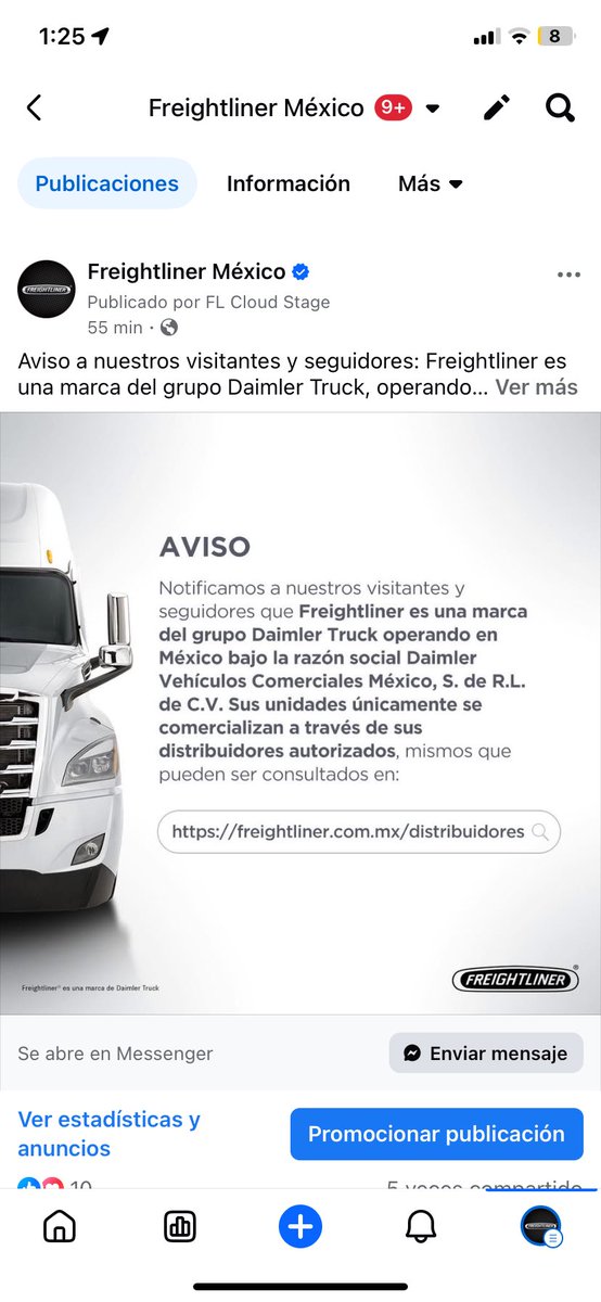 Freightliner México tweet media