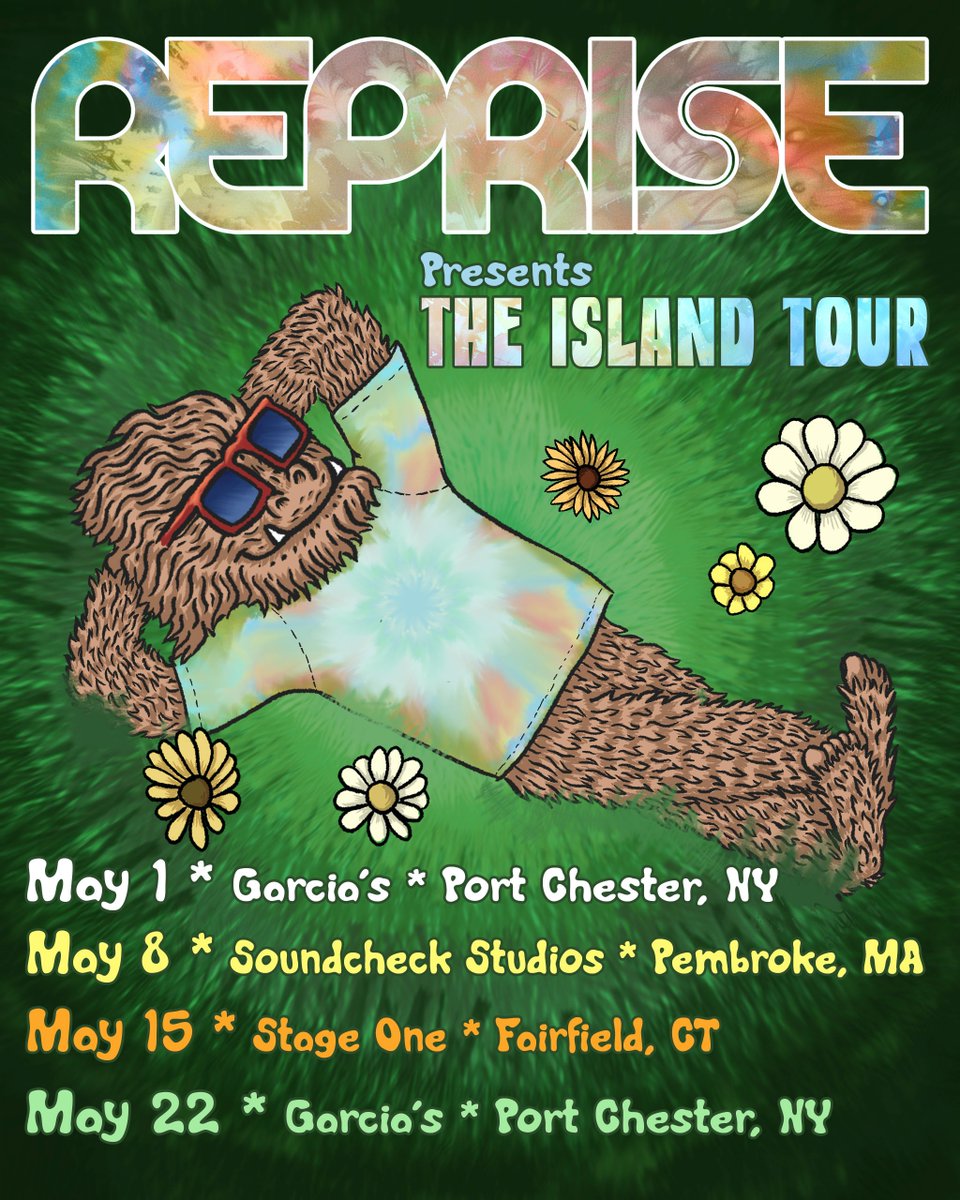 We’re REPRISING the ‘98 Island Tour 🏝Don’t miss these shows! Ticket links on website in profile.
5/1 Garcia’s - Reprising Long Island 4/2/98
5/8 Soundcheck Studios - Long Island 4/3/98
5/15 Stage One - Reprising Rhode Island 4/4/98
5/22 Garcia’s - Reprising Rhode Island 4/5/98