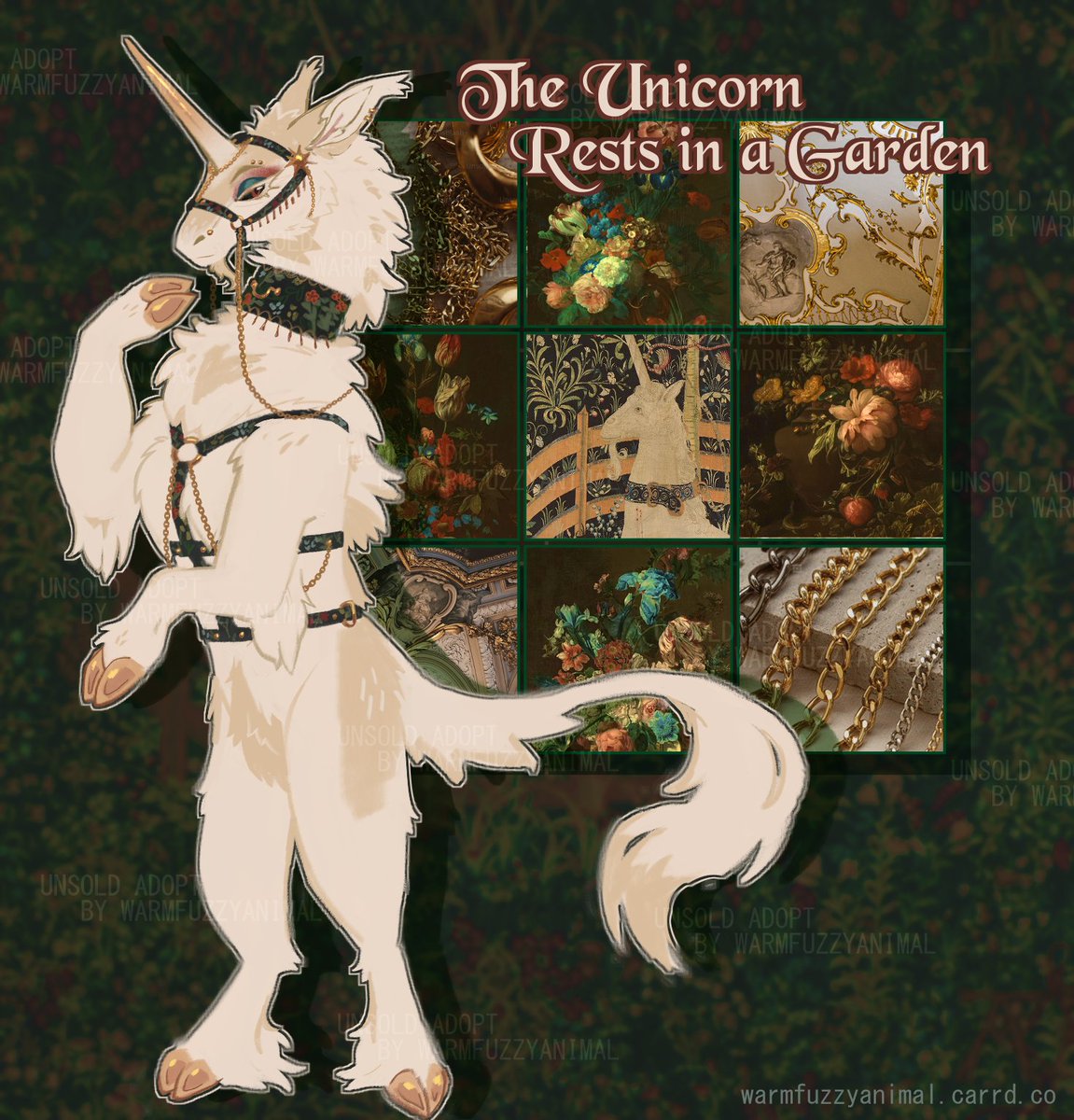 𝕬 𝖀𝖓𝖎𝖈𝖔𝖗𝖓 𝕽𝖊𝖘𝖙𝖘 𝖎𝖓 𝖆 𝕲𝖆𝖗𝖉𝖊𝖓 ⋆˙⟡

SB - 9⃣0⃣ 
Mi - 1⃣0⃣ 
AB - N/A  

* no p@ym3nt plans 
* p@ym3nt thru square 
* auct10⃣n ends 24 hours after last bid 
* b!d under my "B!D HERE" reply below!  

retweets greatly appreciated!