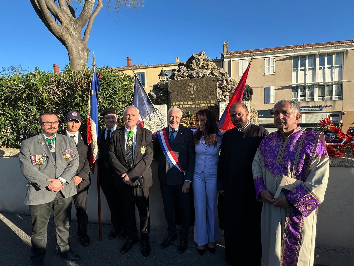 GonzalezJoseRN's tweet image. 🇦🇲 À Allauch, j’ai pris part à la 110e commémoration du génocide arménien.

La vérité historique ne se négocie pas. Soutien à la communauté arménienne, profondément enracinée dans notre territoire.