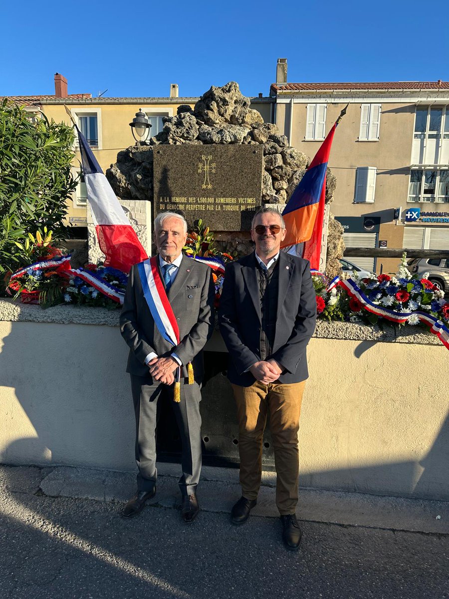 GonzalezJoseRN's tweet image. 🇦🇲 À Allauch, j’ai pris part à la 110e commémoration du génocide arménien.

La vérité historique ne se négocie pas. Soutien à la communauté arménienne, profondément enracinée dans notre territoire.