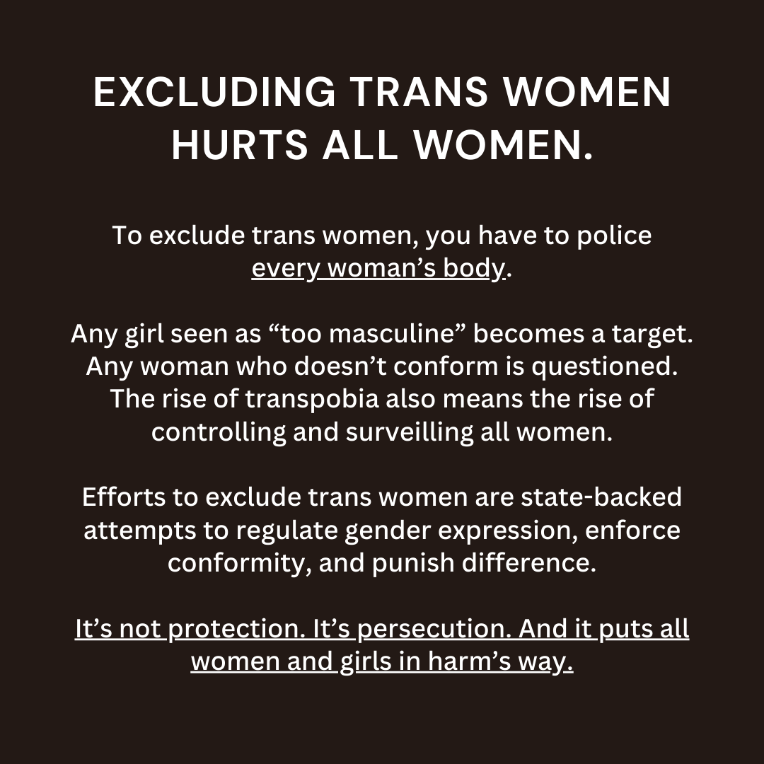 NobelWomen's tweet image. The UK Supreme Court recently ruled that “woman” means only someone assigned female at birth: aljazeera.com/news/2025/4/17…

That’s not progress—it’s a license to police every woman’s body. 

We fight for trans rights because we fight for all women.