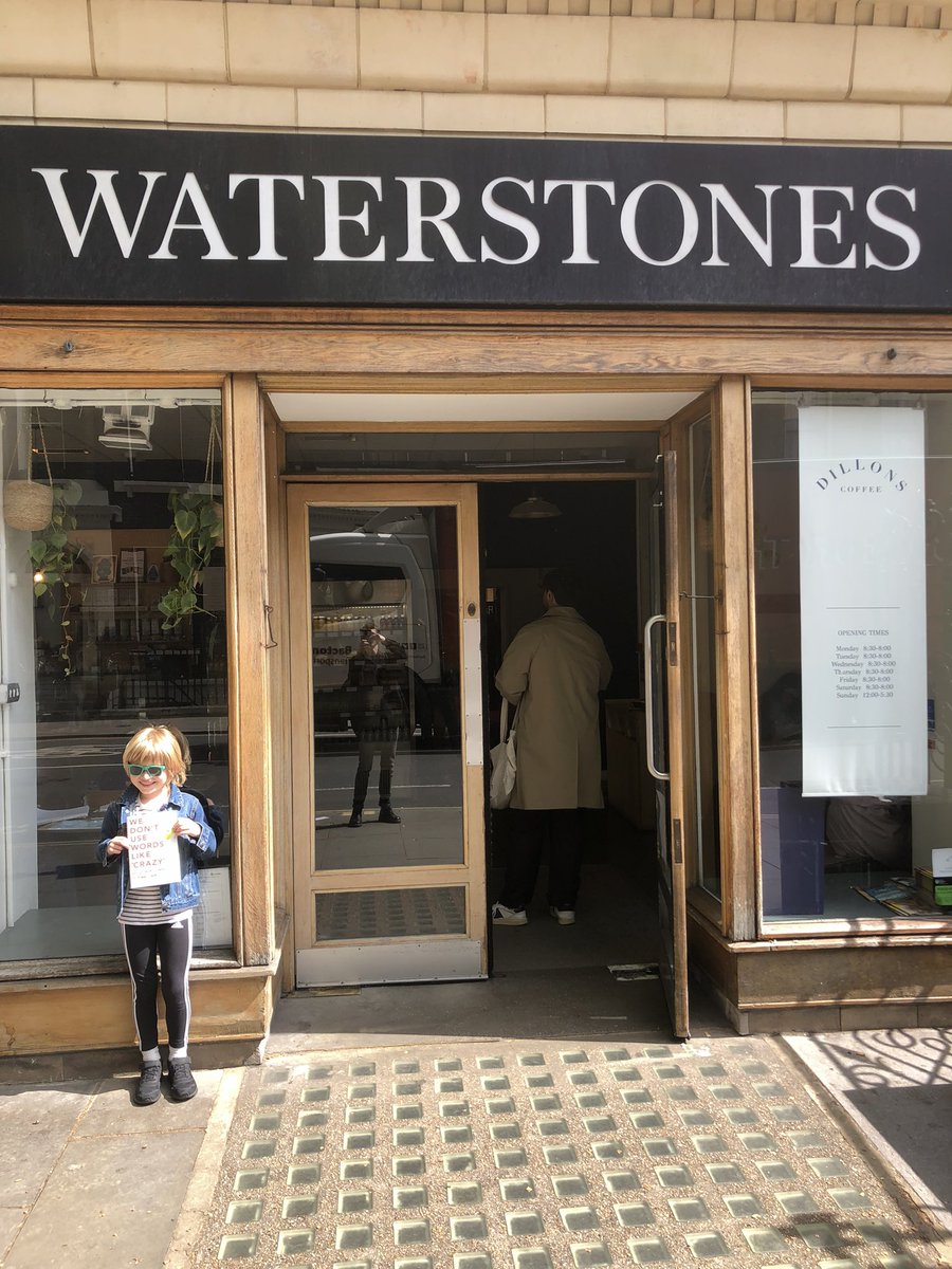 elliotfsweeney's tweet image. Three book drops done for publication day of We Don’t Use Words Like Crazy. My loyal assistant can be seen here promoting the book with unabashed flair. More to come …. #MentalHealth #memoir